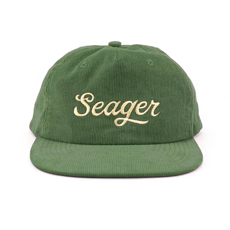 Corduroy 5 Panel Centel Logo Caps Αδέσμευτα καπέλα snapback χύμα