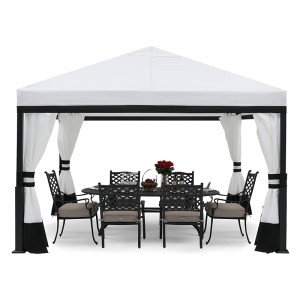 Garden Gazebo με ανασυρόμενη στέγη