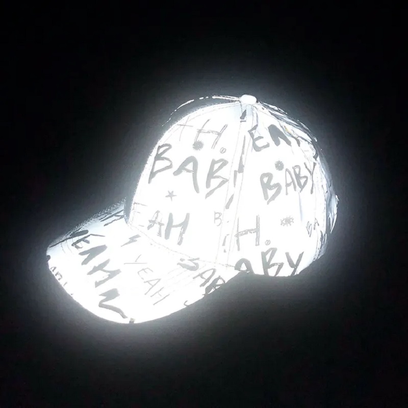 Χαμηλό MOQ φθηνό έθιμο δημοφιλές αδόμητο καπέλο μπέιζμπολ σκούρα γκρι αντανακλαστικό καπέλο μπέιζμπολ για τον άνθρωπο