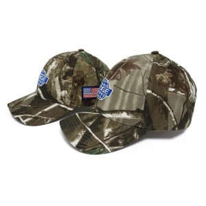 Προσαρμοσμένο άνετο 5 πίνακα κεντημένο αθλητικό υπαίθριο 100% βαμβακερό ψηφιακή εκτύπωση πλυμένο ρυθμιζόμενο καπέλο μπέιζμπολ