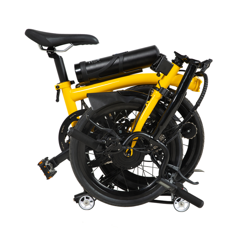 B17- 17 ιντσών φορητή διπλό πτυσσόμενο ηλεκτρικό ποδήλατο