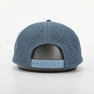 OEM Custom Design Λογότυπο 5 Πάνελ Κλασικό μη δομημένο απλό κενό λέιζερ κοπής 5 πίνακα διάτρητο καπέλο από νάιλον σχοινί Gorras