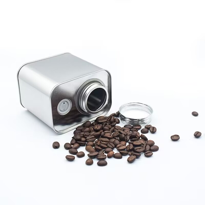 Προσαρμοσμένο κασσίτερο κασσίτερο κατασκευαστή εκτύπωση κασσίτερου άδειο καφέ τσάι τσάι κασσίτερο κουτί μετά το κιβώτιο μέταλλο μπορεί 250g καφέ κασσίτερου συσκευασία