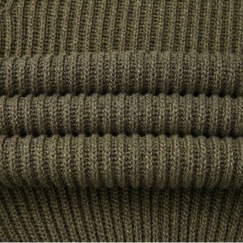 100% βαμβακερά άνδρες crewneck χαλαρά πλεκτά πλεκτά