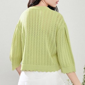 Καλοκαιρινή μόδα με πλεκτά χαρτοπετσέτα για γυναίκες