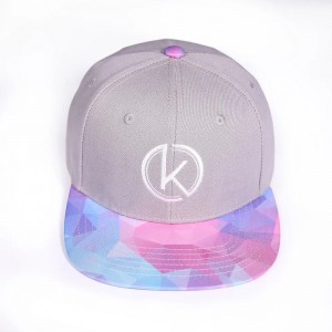 Νέο στυλ 6 πάνελ hip-hop snap back floral floral flat brim print snapback καπέλο ρυθμιζόμενο