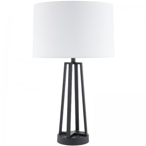 Dark Bronze Nightsand Light με ένα/off rocker switch, ένα βολικό κατάστημα και ένα λιμάνι φόρτισης USB στο δωμάτιο του ξενοδοχείου