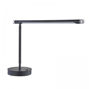 Marriott Ρυθμιζόμενη λάμπα γραφείου LED με ματ μαύρο φινίρισμα και ένα/off rocker switch στο δωμάτιο ξενοδοχείου