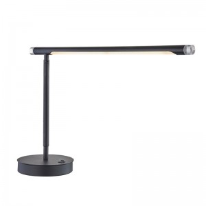 Marriott Ρυθμιζόμενη λάμπα γραφείου LED με ματ μαύρο φινίρισμα και ένα/off rocker switch στο δωμάτιο ξενοδοχείου