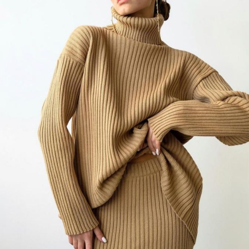 Χειμώνα νέα μόδα έθιμο Γυναίκες \\\\\\\\\'s Warm Turtleneck Pullover πλεκτό πουλόβερ κοστούμι
