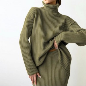 Χειμώνα νέα μόδα έθιμο Γυναίκες \\\\\\\\\'s Warm Turtleneck Pullover πλεκτό πουλόβερ κοστούμι