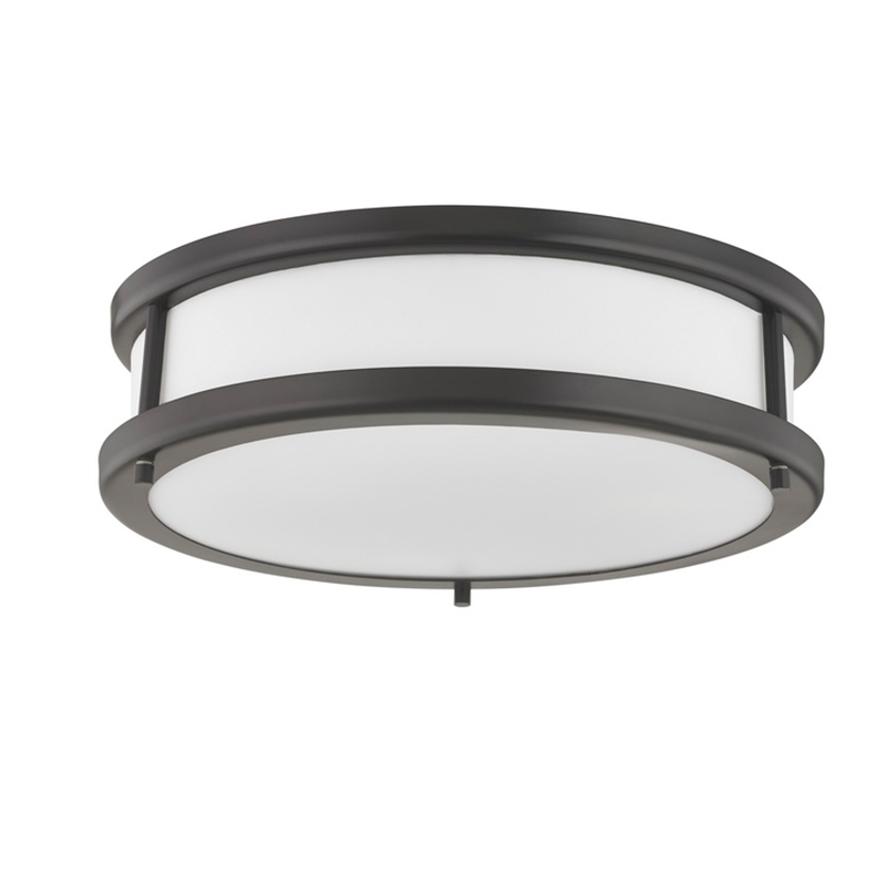 Λάμπα οροφής Delta Hotel με σκούρο χάλκινο φινίρισμα στο δωμάτιο και το διάδρομο