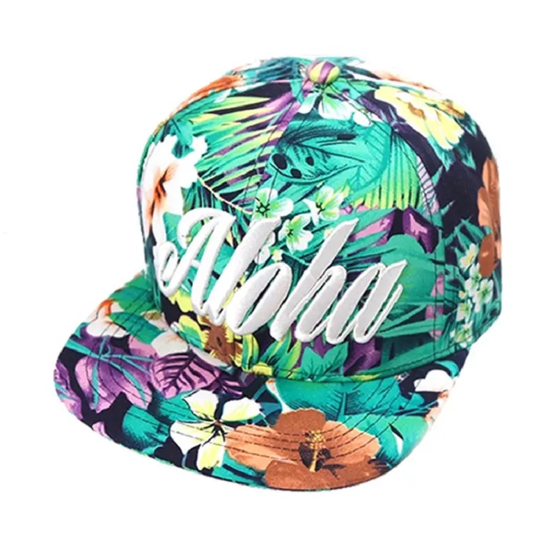 Υψηλής ποιότητας προσαρμοσμένη εξάχνωση floral snapback καπέλο για άνδρες γυναίκες