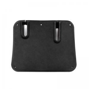 Μαύρο πάτωμα από καουτσούκ κατά της ολίσθησης