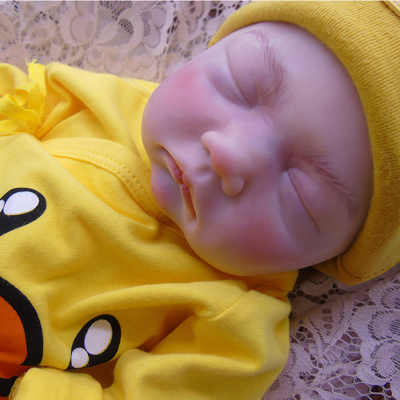 Υψηλή προσομοίωση Αναγεννημένη κούκλα Το υλικό σιλικόνης αναγεννημένο μωρό κοιμάται σιλικόνη αναγεννημένη κούκλα ρεαλιστική (μετά το μακιγιάζ)