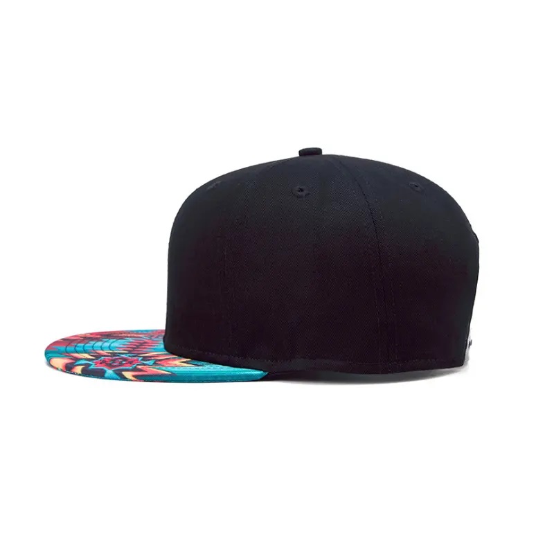 3D εκτύπωση snap back flat brim hat street hip printing flat bill hawaiian καπέλα Σχεδιάστε το δικό σας καπάκι snapback/hat