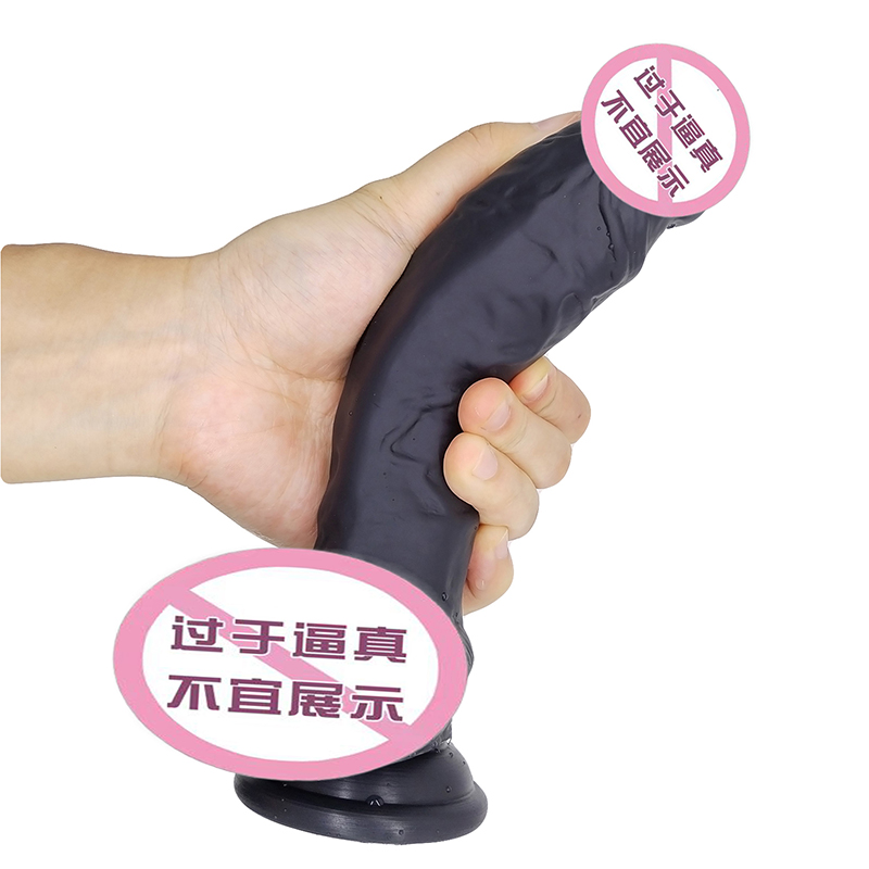 806 Διεύρυνση του πέους Τηλεσκοπική ώθηση Crystal Para Mujer Penis Dog Τεράστιο πρωκτικό Dildo Sex Toy Big Long Realistic Dildo for Women