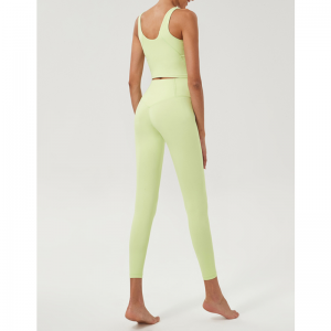 Υψηλή μέση γεμισμένη u-σχήμα γιόγκα σετ