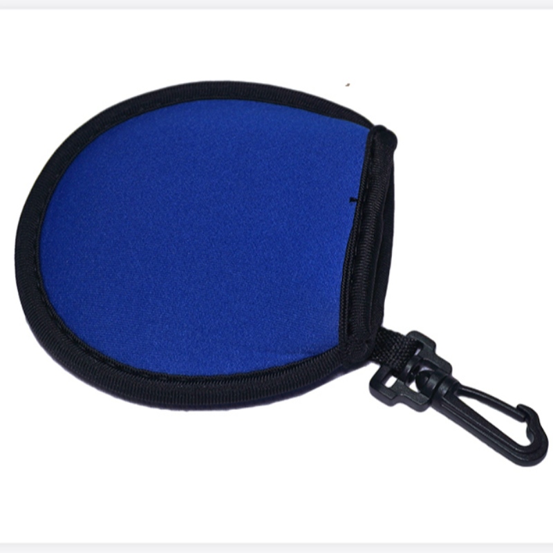 Νέο εργοστάσιο άφιξης Τιμή αδιάβροχο Neoprene Custom Logo Color Golf Ball Pouch Holder Pocket Bags με κλιπ
