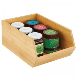 Κουτί αποθήκευσης μπαμπού στοίβατο