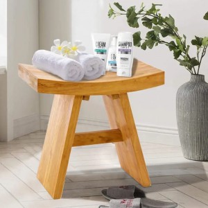 Κήπος μπανιέρα ντους υδροθεραπεία αδιάβροχο σκαμνί μπαμπού παπούτσι rack bench αποθήκευση διοργανωτής