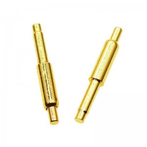 Προσαρμοσμένος ορείχαλκος φορτωμένος ακροδέκτης επαφής POGO PIN για καταναλωτικό προϊόν