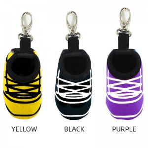 Χονδρικό νεοπρένιο δύο γκολφ μπάλες συσκευασίας τσέπες τσέπες μέσης προσαρμοσμένη θήκη γκολφ με γάντζο