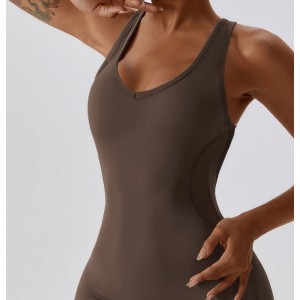 Υψηλής ποιότητας προπόνηση tracksuit σετ Yoga Fitness Wear jumpsuits για τις γυναίκες ένα κομμάτια απρόσκοπτα yoga σετ bodysuit