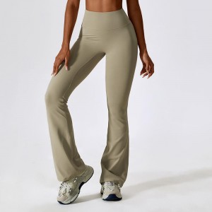 SC101110 Scrunch Butt Flare Leggings Γιόγκα παντελόνια για τις γυναίκες ανύψωση γκέτες αθλήματα φουσκωμένα παντελόνια γιόγκα