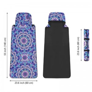 Μη-ολίσθηση προσαρμοσμένη εκτύπωση Car Mats καουτσούκ βάσης νεοπρένιο κάλυμμα καθίσματος