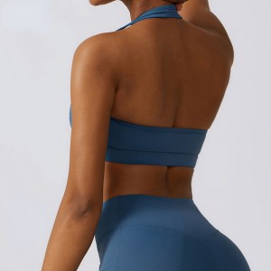 SC10161 Σέξι αθλητικά σουτιέν κορίτσια γυμναστήριο Γιόγκα Φορέστε άνεση γεμισμένη αθλητική γυμναστική γυμναστήριο γυμναστήριο Halter...