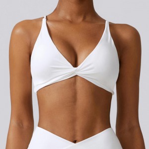 SC10162 Hot Sexy Workout Stretch Running Sports Bra Women High Impact Υποστήριξη γιλέκο Sports Sports Bra