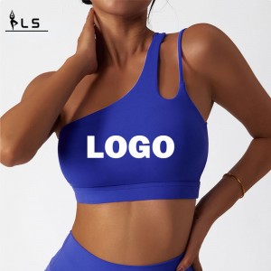 Sc10171 quakeproof padded sport γυμναστήριο γυμναστήριο γυμναστήριο γυμναστήριο αθλητικό σουτιέν ένα ώμο Υψηλή πρόσκρουση γιλέκο γιλέκο shockproo...