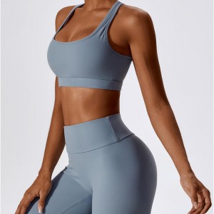 SC10189 Γυναίκες γυμναστήριο Back Sports Bra Yoga Φορέστε μαλακή στήριξη συμπίεση γιόγκα σέξι αθλητικό σουτιέν