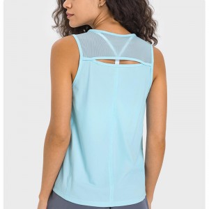 SC10244 Spring Fashion Loose Blouse Yoga Vest Tank Tops Hollow Workout Tops Γυναίκες Γιόγκα