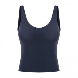 SC10252 TAP YOGA TAND με BRA Vest Sportswear Workout Tank Yoga Tank Top για Γυναίκα Γιόγκα Tank Top Γυναίκες Προσαρμοσμένες