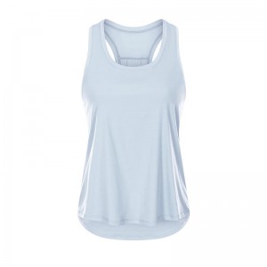 SC10256 Κυρίες Tank Tops Spring Fashion Loose Blouse Yoga Vest Tops Γυναικεία δεξαμενή γιόγκα Open Back Back