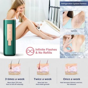 IPL Hair Removal 2023 Laser Remover Epilator Sapphire Ice Cooling Haarentferne