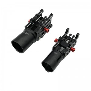 V4 Z30/Z25 CNC Σωλήνας πτυσσόμενου βραχίονα αλουμινίου για DIA 30mm/25mm αυτόματη διπλή βίδα κλειδώματος&ελατηρίου