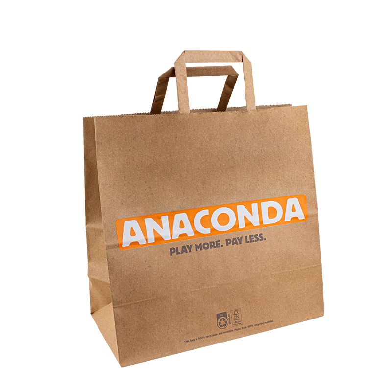 λογότυπο kraft ψώνια arge ρούχα πολυτελή χαρτί συσκευασίας τσάντες χαρτοκιβώτιο