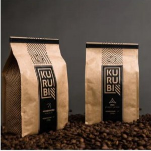 μίας χρήσης μπλοκ κάτω ziplock τρίψιμο σκόνη συσκευασία φερμουάρ λευκό ροζ ματ μαύρο χρώμα βαλβίδα χαρτί καφέ τσάντα με εξαερισμό