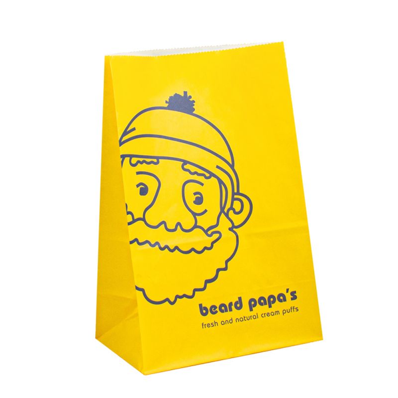 χαρτοκιβώτιο με το δικό σας λογότυπο καραμέλα χαρτοπετσέτα προσαρμοσμένο λογότυπο εκτύπωσης προσαρμοσμένη τσάντα χαρτιού τροφής