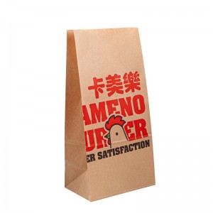 Μη επικαλυμμένη επένδυση Τροφίμων Τροφίμων Μία Ρύθμιση Τσάντες συσκευασίας χαρτιού