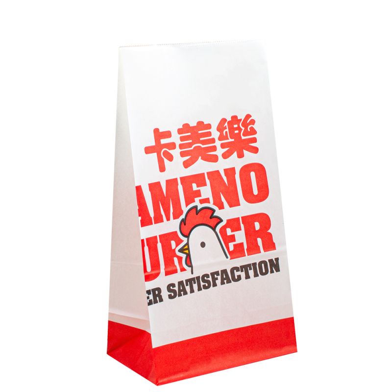 Greaseproof τηγανητό πετρέλαιο πετρελαίου ψωμί ψωμί χάμπουργκερ ντόνατς takeaway kraft χάρτινες σακούλες