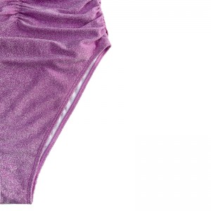 Μωβ ασημένιο στράπλες στράπλες χωρίς στράπλες