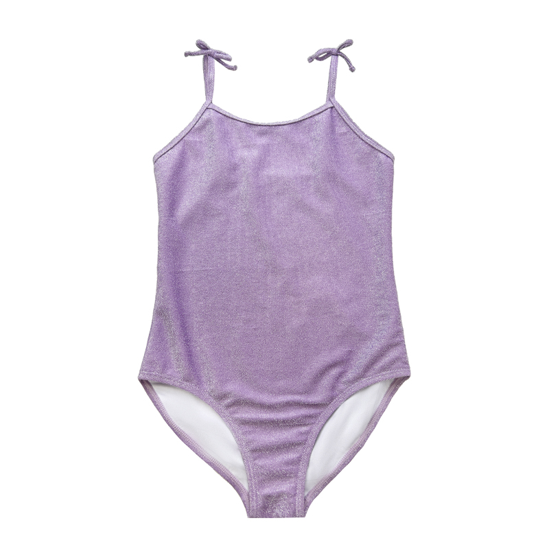Το Purple Children \\\\ Halter Bow Basic Silver Wire ένα κομμάτι μαγιό