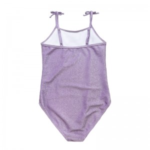 Το Purple Children \\\\ Halter Bow Basic Silver Wire ένα κομμάτι μαγιό