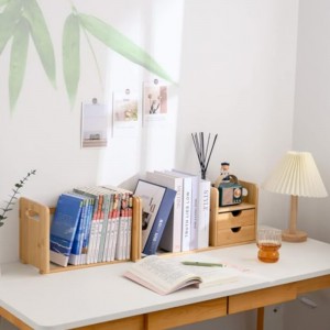 Φυσικό Bamboo Desktop Bookshelf