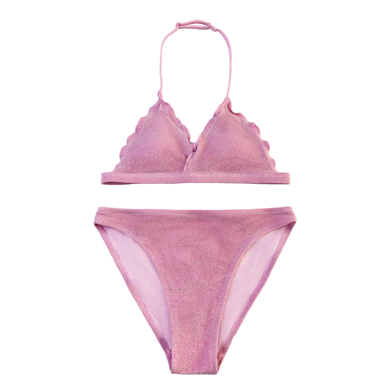 Παιδικά \\\\ λαιμό φλάντζα τρίγωνο κύπελλο δύο τεμαχίων μαγιό χαριτωμένο