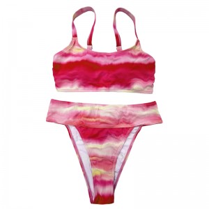 Rose-Pink Gradient με ευρείες πτυχές άνεσης του ιμάντα ώμου